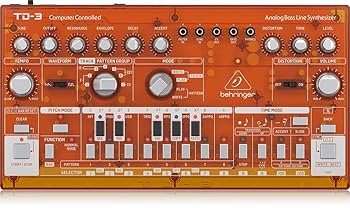 behringer td-3 computer controlled 美品 Amazon.com: Behringer TD-3-BU Analog Bass Line Synthesizer